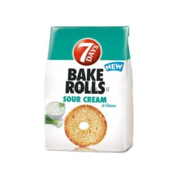 7 days Bake Rolls Hagymás-Tejfölös (80g)
