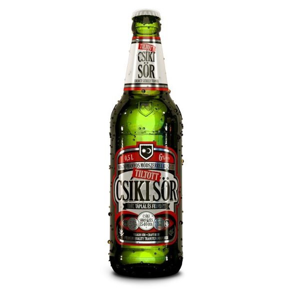 Tiltott Csíki sör 0,5l PAL (6%)