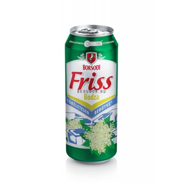 Borsodi Friss Bodza-Citrom 0,5l DOB (1,5%)