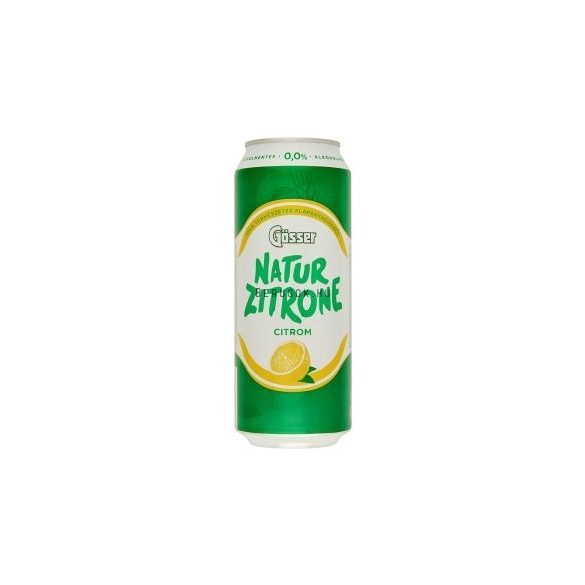 Gösser Natur Zitrone Citrom 0,5l DOB (0%)